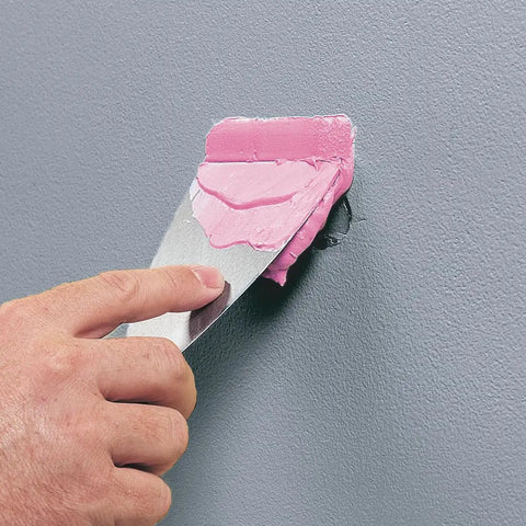 Spackling Compound That Goes On Pink And Dries White No Priming Will Not Sink Or Shrink Quick Dry Time Indicator Interior Wall Patch Putty application