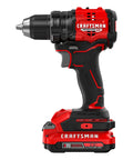 Compact Brushless Drill Driver With LED Light, 6.2 In Head For Tight Spaces, Variable Speed Trigger, 20V Power, Includes Battery And Charger