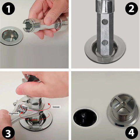Tub Drain Remover Wrench Dual Ended Dumbbell Tool For Bath Drains Beefy Heavy Duty Aluminum Fits Most One And Three Eighths Inch