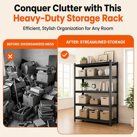 Big Time 3 Tier Metal Bookshelf With Adjustable Storage Shelves Built Rock Solid From Thick Cold Rolled Steel Slick Floor Standing Organizer.