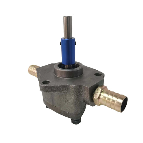 Manual Hand Drill Oil Pump 3.7L/Min Fluid Transfer Pump for Engine Gear & Hydraulic Oil, 8mm Shaft, 2M Hose, Electric Drill Compatible