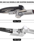 New and old 20mm Pneumatic Air Belt Sander Polisher For Metal Wood Plastic, Compact Belt Grinder shown side by side.