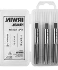 High Carbon Steel Tap Set 3/8-16NC 3-Piece in plastic case for DIY metalworking projects