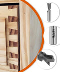 7 Degree Carbide Tipped Router Bit For Dovetail Jigs 17/32 Inch Shank Compatible With 4200 Series Jigs Perfect For Through And Half Blind Dovetails