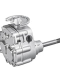 Savage Professional Grade Forward Reverse Go Kart Gearbox With 30 Series Torque Converter for 212cc Engine close-up view.