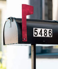 Self Adhesive Vinyl Address Numbers Stickers, 240 Pieces On 10 Sheets, Reflective And Weatherproof on mailbox