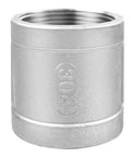 Stainless Steel 304 Cast Pipe Fitting Coupling 1-1/4 NPT Female X 1-1/4 NPT Female Built To Last, corrosion resistant connector