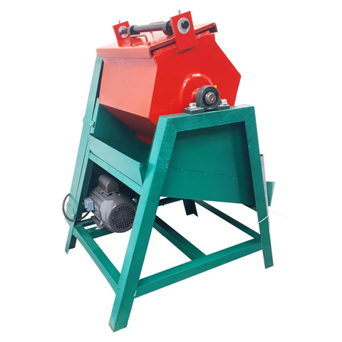 Vibration Grinder Polisher Electric Drum Polishing Machine Deburring Chamfering System With Polyurethane Inner Liner 60L 110V 750W on stand