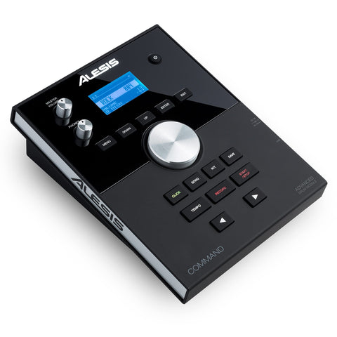 Close-up of the control module from the Command Mesh SE Electronic Drum Kit With Quiet Dual Zone Mesh Pads USB MIDI Connectivity And 600 Plus Drum Sounds