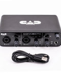 2 Channel USB Audio Interface for Home Studio With Dope Preamps and Dual XLR Combo Inputs 24 Bit 96 kHz Recording Phantom Power