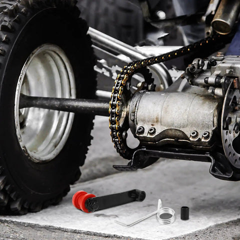 Easy Install Atv Chain Tensioner Kit For 110 To 250cc Off-Road Ride With Steel And Plastic Roller For Strong Stability And Smooth Shifting On Any Trail You Hit Today on ATV chain near rear wheel