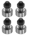 4 Pack CF12 KR30 Needle Roller Bearings, 30Mm Roller Diameter Bolt Type Track Runner Bearings for 17D Printer shown in set