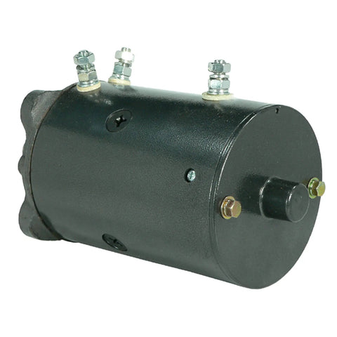 Side angle of 24 Volt Winch Motor For Ramsey Winches Replacement Part 2.6KW Heavy Duty RE Rotation Replaces 46 2289 MMD4001 W8956