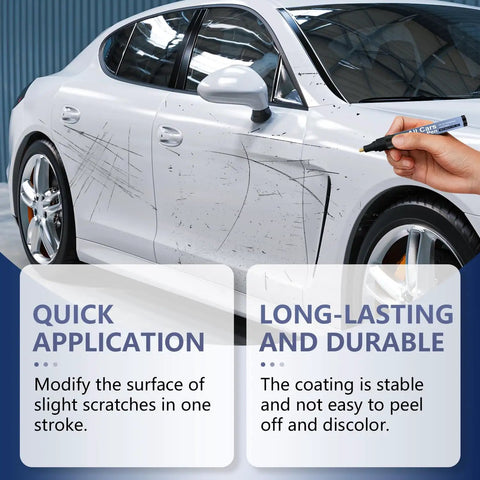 All Cars Scratch Repair Pen Kit 3 Pack Quick Paint Scratch Remover For Cars And SUVs Weatherproof And Durable in use