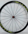 700C Road Wheelset With Front 100mm And Rear 130mm Quick Release Hubs 30mm Deep Aluminum Rim Carbon Blend Build Sealed Bearings