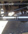 Five Eighths Inch Heim Joints Rod End Kit JMX Series Three Piece Heavy Duty Chromoly Joints With Jam Nuts PTFE Liner Reinforced By Kevlar For Smoother Steering And Rugged Suspension Performance installed on off-road front suspension