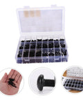 Shop Grade Metric Socket Head Cap Screw Assortment Kit With 1600 Pieces in clear box showing various sizes of durable carbon steel screws.