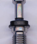 Close-up view of BT40 Pull Stud Retention Knob, showcasing MAS1 design, tight M16 threads for CNC machining.