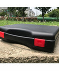Side view of Rugged Plastic Tool Box With Cushioned Sponge Inserts Portable Multi Size Tool Organizer for home or on the go