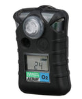 Single Gas Detector For Oxygen O2 Range 19.52% To 23.0%, Portable Handheld Monitor with LCD and Built-In Gas Delivery Adapter