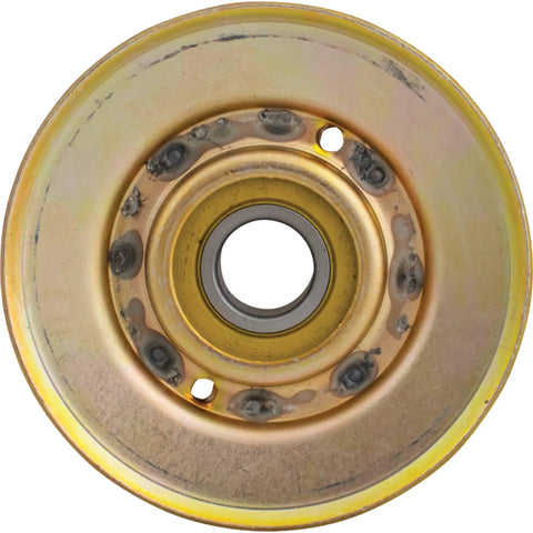 Heavy-Duty V-Idler Replacement For John Deere AM118447, Fits 737 757 777 797 ZTraks, 0.375 In ID, 3.75 In OD, Gold
