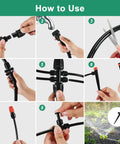 Step-by-step setup of All In One Drip Irrigation Kit With 234 Feet Of One Quarter Inch Tubing 87 Quick Connectors And Drip Emitters