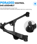 Front Control Arms With Ball Joint BeefedUp Kit For 1999 To 2006 Chevy Silverado And GMC Sierra 1500 4WD AWD Front Torsion Bar Suspension