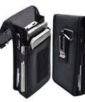 Dual Phone Holster For Work And Outdoors, Large Smartphone Pouch With Belt Clip Tool Pouch, Durable Nylon Tactical Cellphone Holder For Hiking, Camping, Barbecue, Rescue And More, Extra Large XL