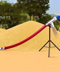 Red Portable Grain Suction Pump With Hose For Cement, Grain, Fertilizer And Gravel, Low Noise Screw Conveyor, 2 Meter Length