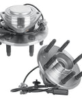 Front Wheel Hub Bearing Assembly 6 Lug 2WD ABS Direct Fit OE Replacement 515097 for Chevy Silverado Tahoe Sierra