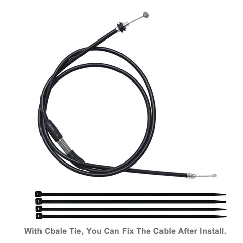 7/8 Inch Thumb Throttle Cable Assembly for ATV Quad Go Kart Pit Bike with cable ties