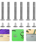 Folding Fan Shaft Rivet Nail And Nut Repair Kit 25mm Set For DIY Hand Fans Folding Paper Fans And Dance Fans Includes Rivets Nuts And Hardware For Quick Easy Fixes And Pro Level Repairs, metal rivets