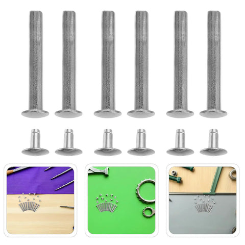 Folding Fan Shaft Rivet Nail And Nut Repair Kit 25mm Set For DIY Hand Fans Folding Paper Fans And Dance Fans Includes Rivets Nuts And Hardware For Quick Easy Fixes And Pro Level Repairs, metal rivets