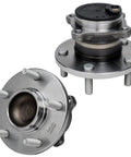 Pair Rear Wheel Bearing Hubs Assembly For 2004-2013 Mazda 3, 2009-2013 Mazda 3 Sport, 2006-2017 Mazda 5 With ABS, 5 Lug.
