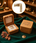 Jewelry box with hidden cylinder hinges kit with dope neodymium magnets all in one eighty piece set
