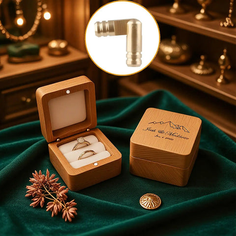 Jewelry box with hidden cylinder hinges kit with dope neodymium magnets all in one eighty piece set