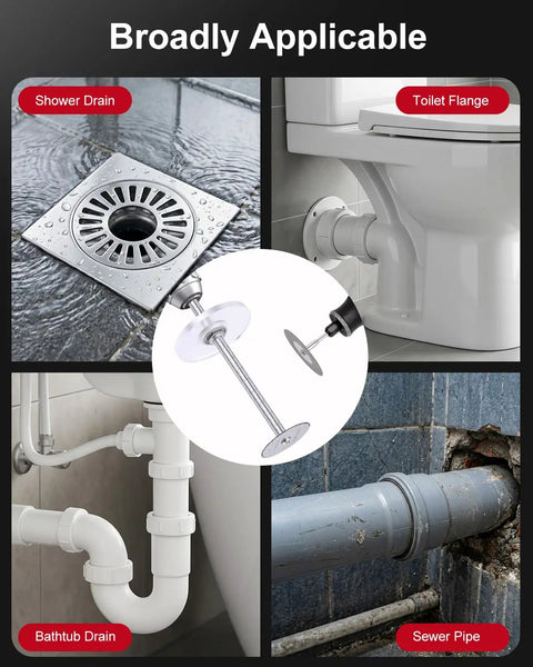Internal PVC Pipe Cutter Kit With Six Blades And Seven Inch Adjustable Depth Gauge, Diamond Cutting Wheels For Plastic And Metal, Drill Powered Pex Cutter Plumbing Tool For Precise Inside Cuts, DIY Friendly And Ready To Roll. Broadly applicable for shower, toilet, bathtub, and sewer pipes.