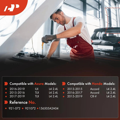 Mechanic using L4 2.4L Engine Oil Dipstick Stainless Steel Measuring Rod For Honda CR-V 2015-2019, Accord 2013-2017, Acura TLX 2015-2019, ILX 2016-2019 Precision Oil Level Indicator