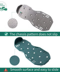 Pro Grade Metal Lawn Aerator Shoes With Steel Spikes, Durable Metal Base, No Slip Grip, Easy Walk Aeration For Lawn Care