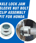 Axle Lock Nut Kit For Honda ATV Models Including TRX300EX TRX400EX TRX400X TRX450R TRX450ER TRX250X TRX300X installation view