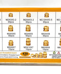 Heat Set Brass Threaded Inserts Kit For 3D Printing, Knurled Female Nuts M2 Through M6 With Heat Set Tips, 360 Pieces