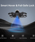 Protos FPV Drone RTF Kit With Built In Walksnail 6G VTX 1080p60 HD Digital Video Transmission hovering with optical flow sensor