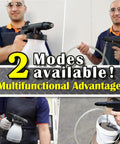 Tough As Nails Air Compressor Sand Blaster Gun For Knocking Out Rust And Paint Stripping Smooth Operator Cleaning Rig in use.