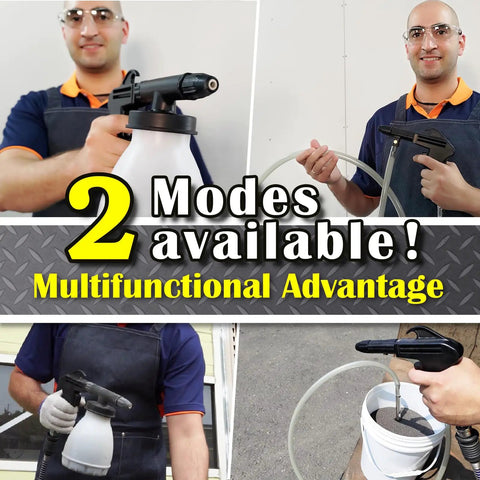 Tough As Nails Air Compressor Sand Blaster Gun For Knocking Out Rust And Paint Stripping Smooth Operator Cleaning Rig in use.