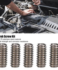 50 Pcs Set Screw Kit A270 Stainless Steel Grub Screws DIN 916 for mechanical fastening in automotive repair and projects
