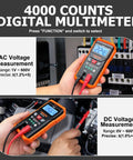 DIY Ready Digital Multimeter With 4000 Counts, NCV, Auto Ranging And Manual Mode, True RMS Readings on AC DC circuits