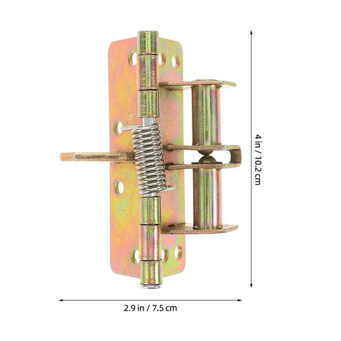 4 Inch Spring Hinge Automatic Self Closing Gate Hinges With 90 Degree Positioning for screen doors metal replacement barn door