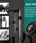 Beefed Up 90mm Gym Pulley Wheel With Wear Resistant Nylon Bearing And 6202Z Metal Bearing Fits 7mm Cables For Cable Machines Smith Machines Home Gym Replacement Part on machine