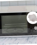 Microwave with 10 Pack High Temperature Mica Sheets For Microwave Waveguide Covers And Oven Repairs on top