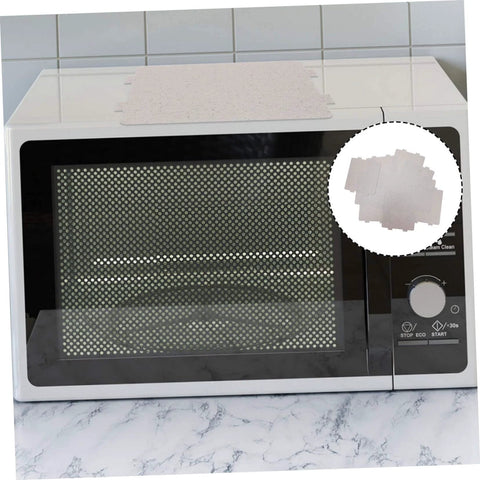 Microwave with 10 Pack High Temperature Mica Sheets For Microwave Waveguide Covers And Oven Repairs on top